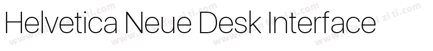 Helvetica Neue Desk Interface Mediu字体转换
